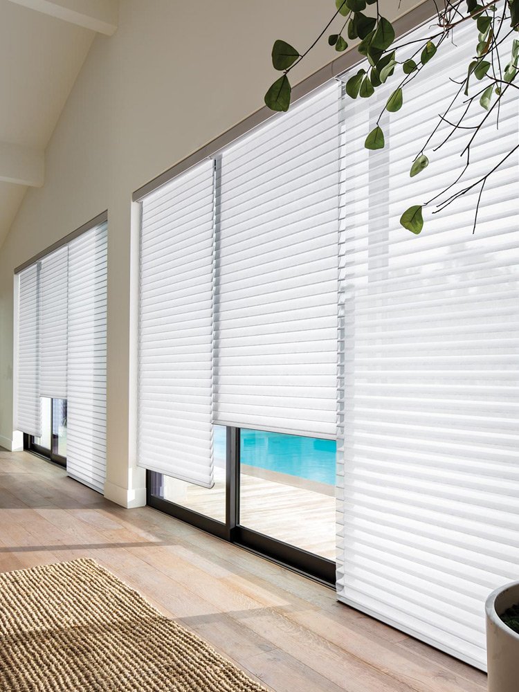 Elegant layered sheers for living spaces