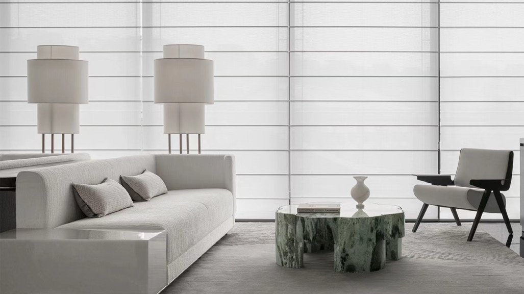 Clean, structured folds for any decor